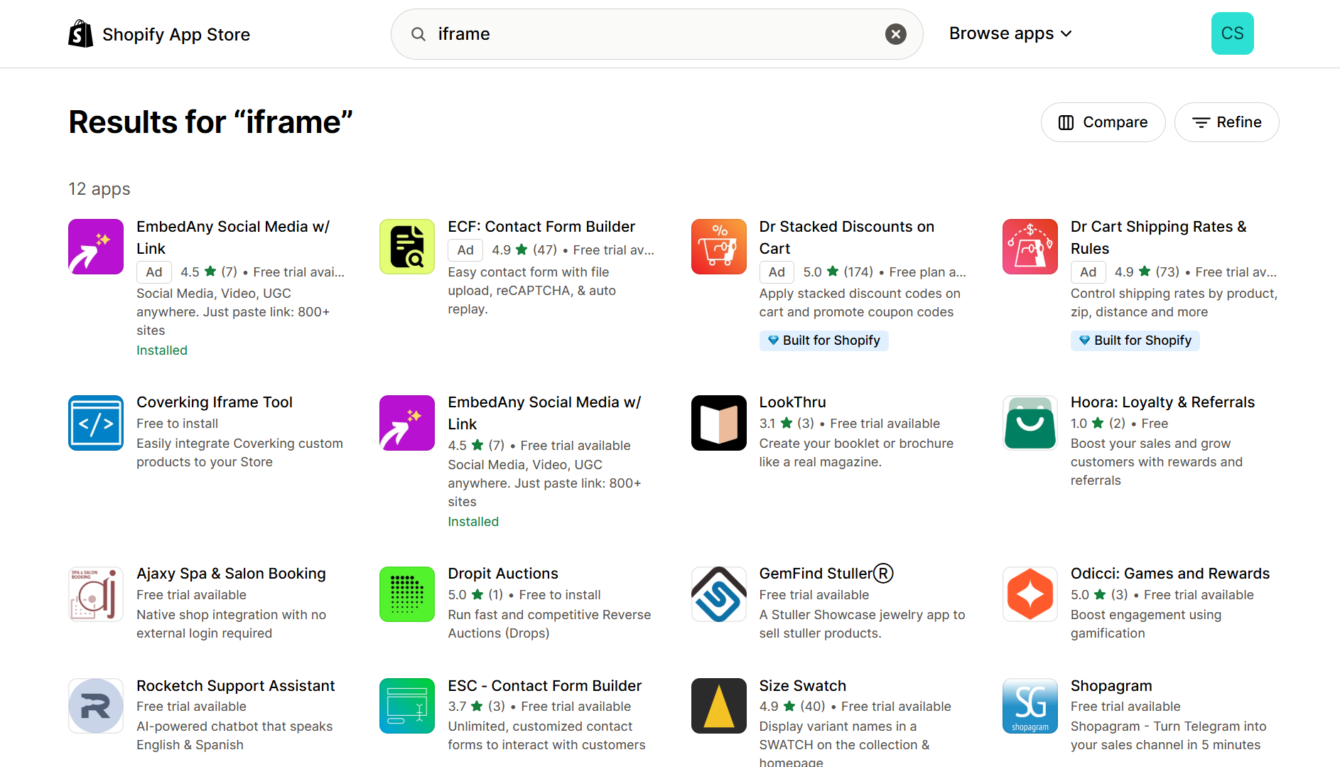 Shopify Apps
