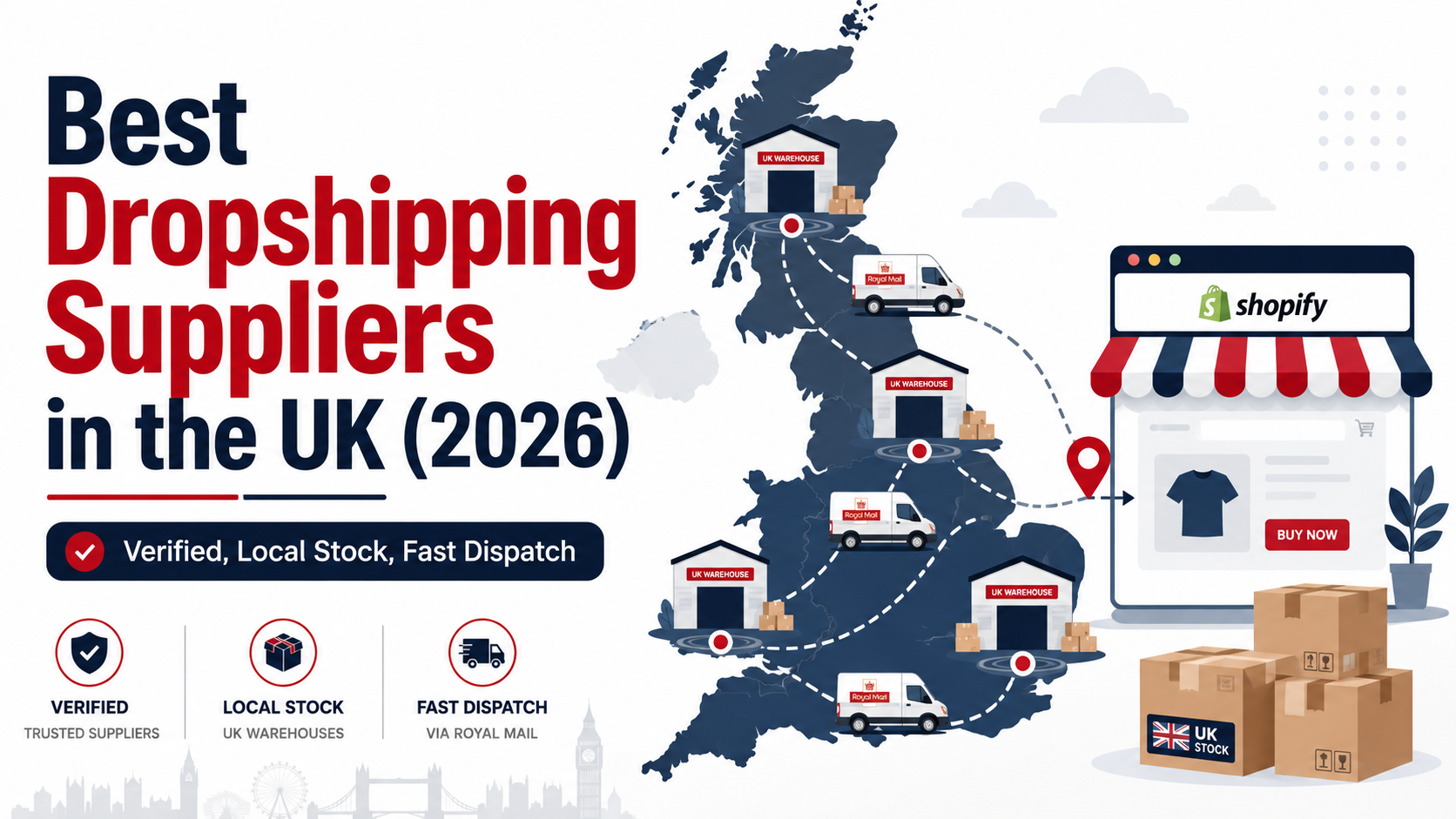 Best Dropshipping Suppliers in the UK (2026): Verified, Local Stock, Fast Dispatch