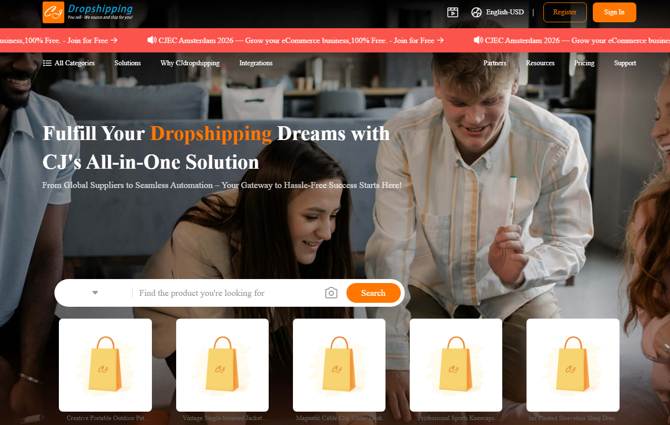 CJDrop Jewelry Dropshipping