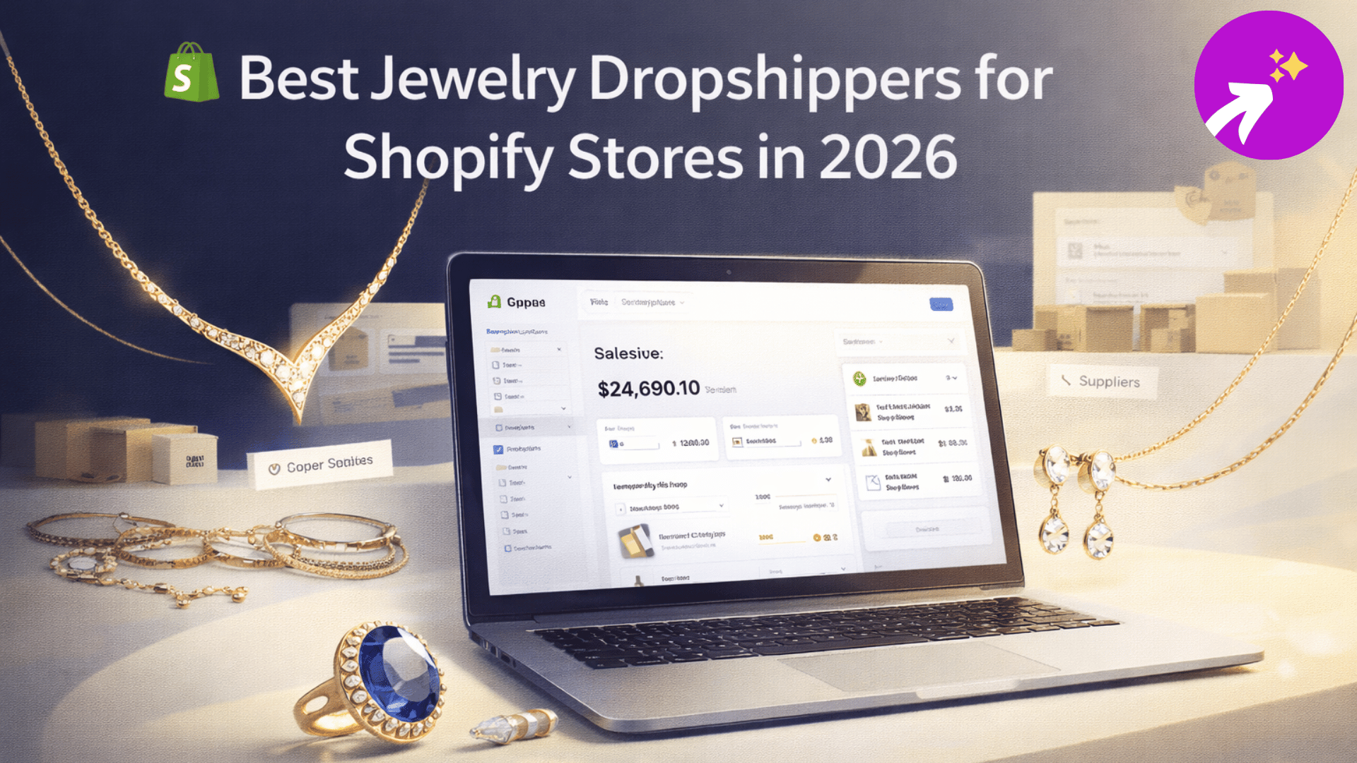 Best Jewelry Dropshippers for Shopify Stores in 2026 (Complete Guide)