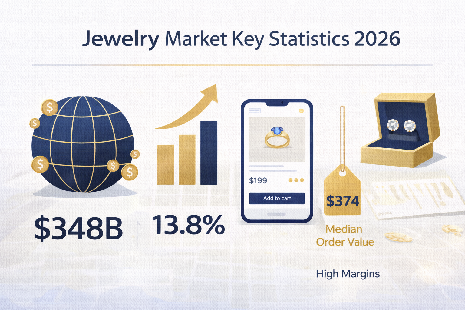 Jewelry market statistics 2026