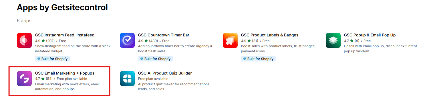 GSC Countdown Timer Bar layout options in Shopify