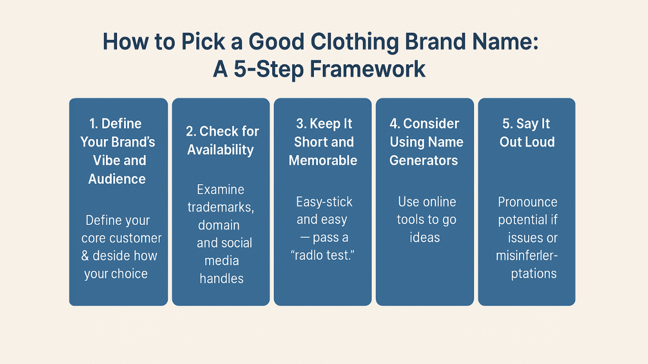 How to Pick a Clothing Brand Name