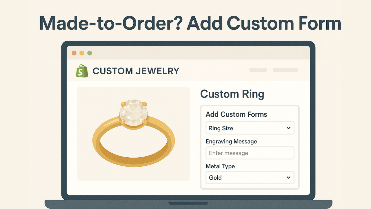 Custom Order Form Example