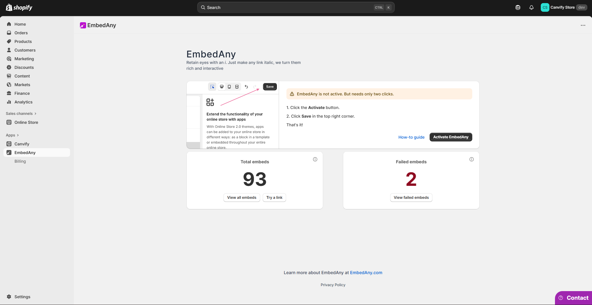 embedany