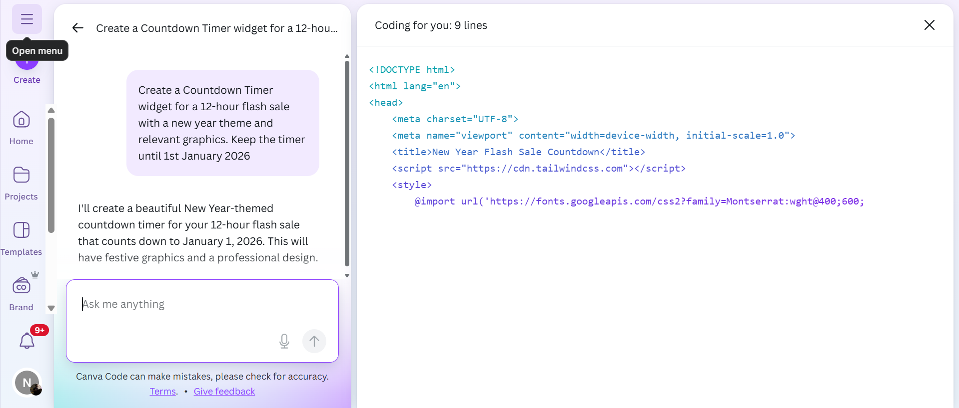 Canva AI