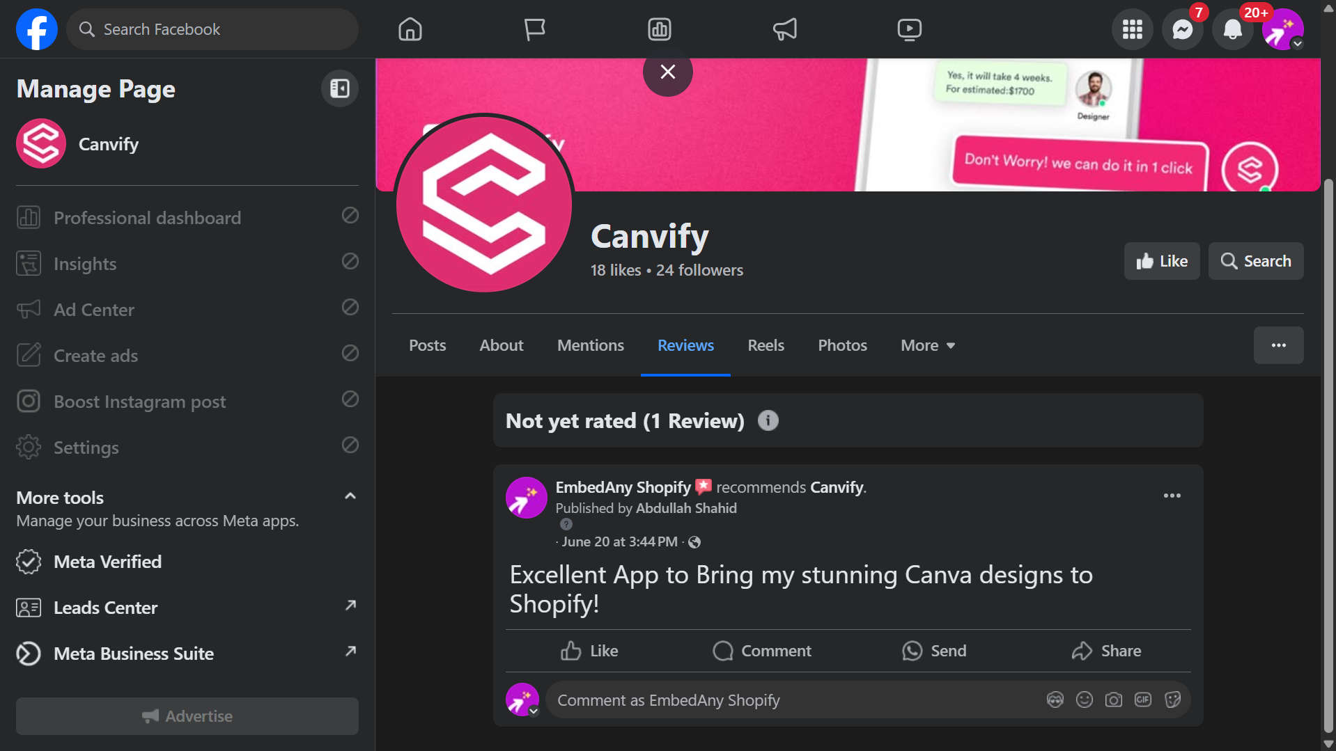 Facebook Page reviews – Embed Facebook Reviews to Shopify