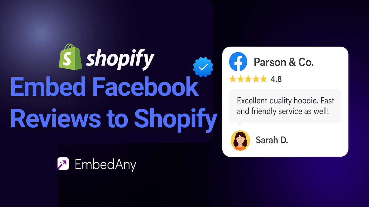 How to Embed Facebook Page Reviews to Shopify Store