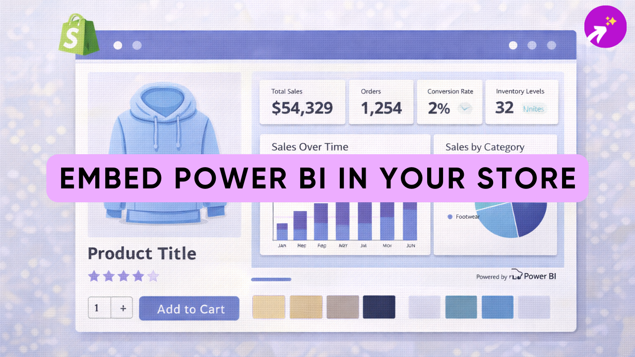 How to Embed Power BI Dashboards on Shopify Using EmbedAny