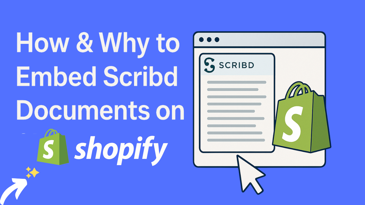 How & Why to Embed Scribd Documents on Shopify