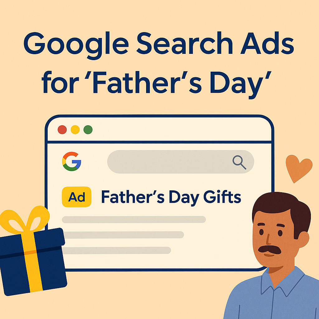 Google Search Ads for “Father’s Day”