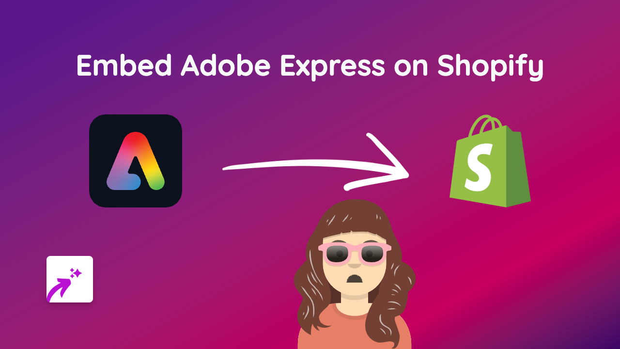How to Embed Adobe Express on Shopify: A Step-by-Step Guide