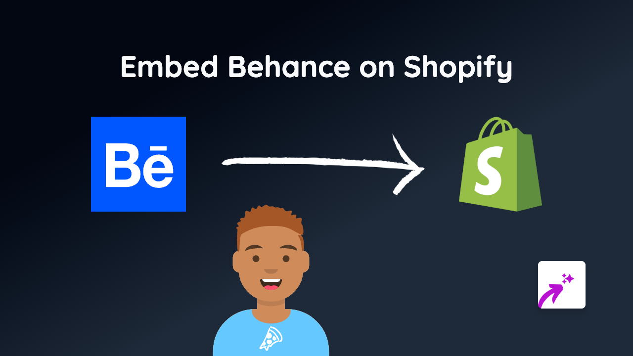 How to Embed Behance Projects on Shopify: A Complete Guide