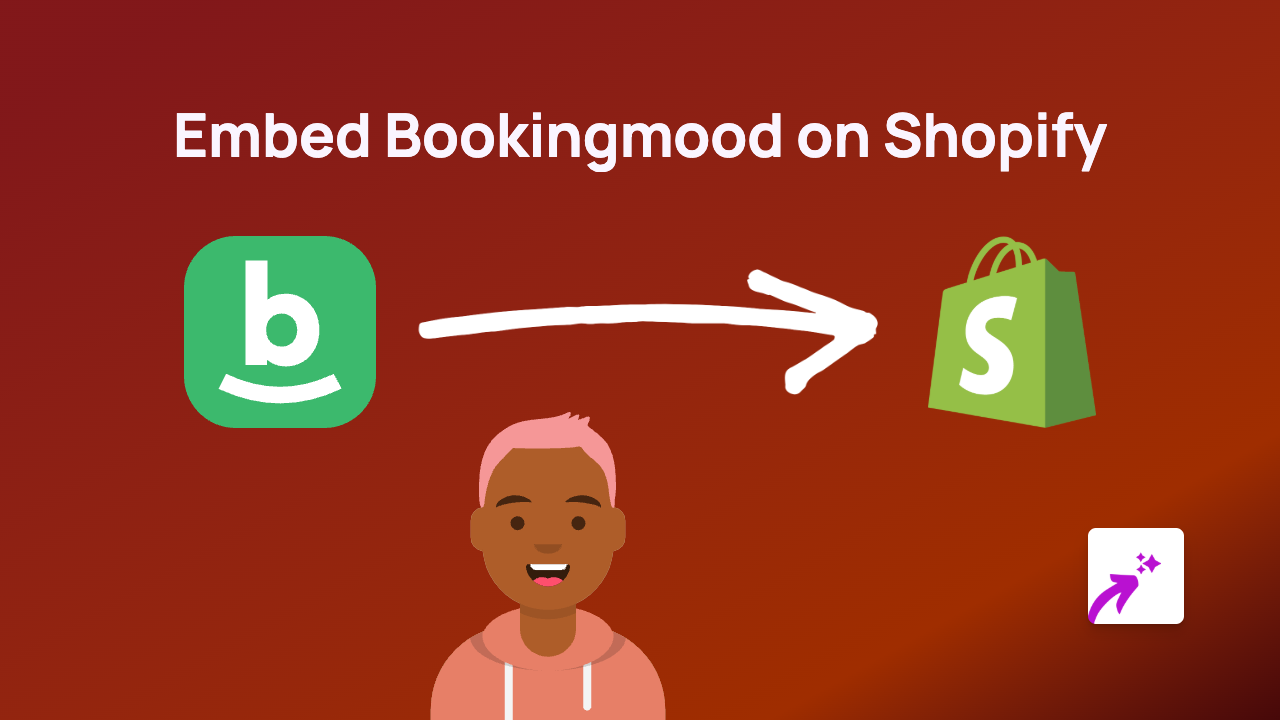 How to Embed Bookingmood on Shopify Store: Step-by-Step Guide