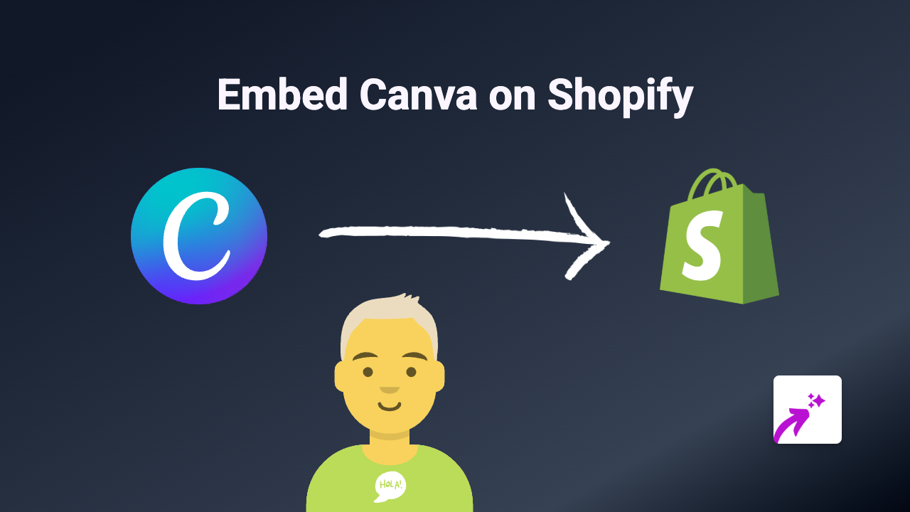 How to Embed Canva Designs on Your Shopify Store | Complete Guide