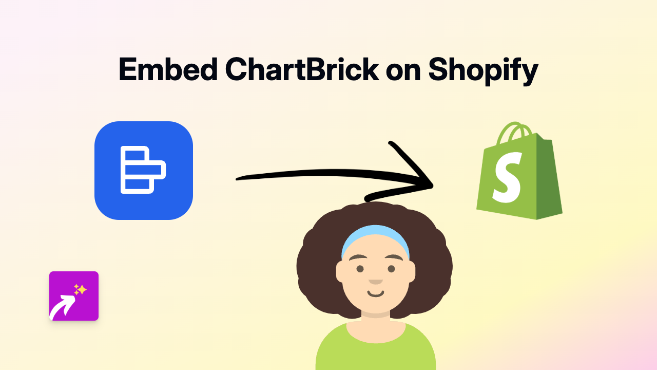 How to Embed ChartBrick in Your Shopify Store Using EmbedAny