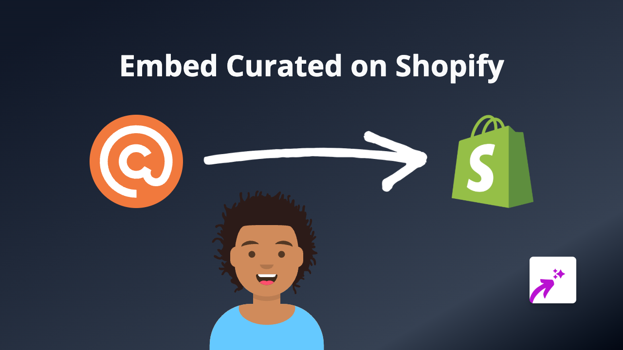 How to Embed Curated Collections on Your Shopify Store with EmbedAny