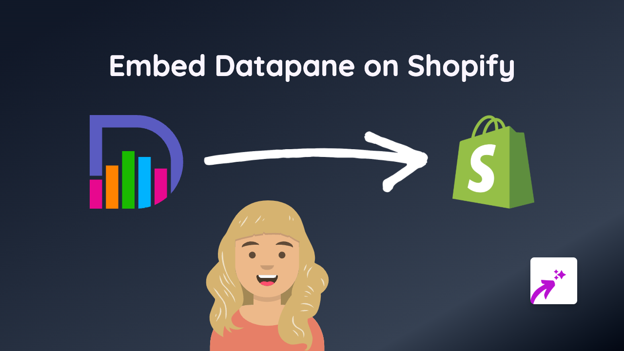 How to Embed Datapane Reports on Shopify: A Step-by-Step Guide