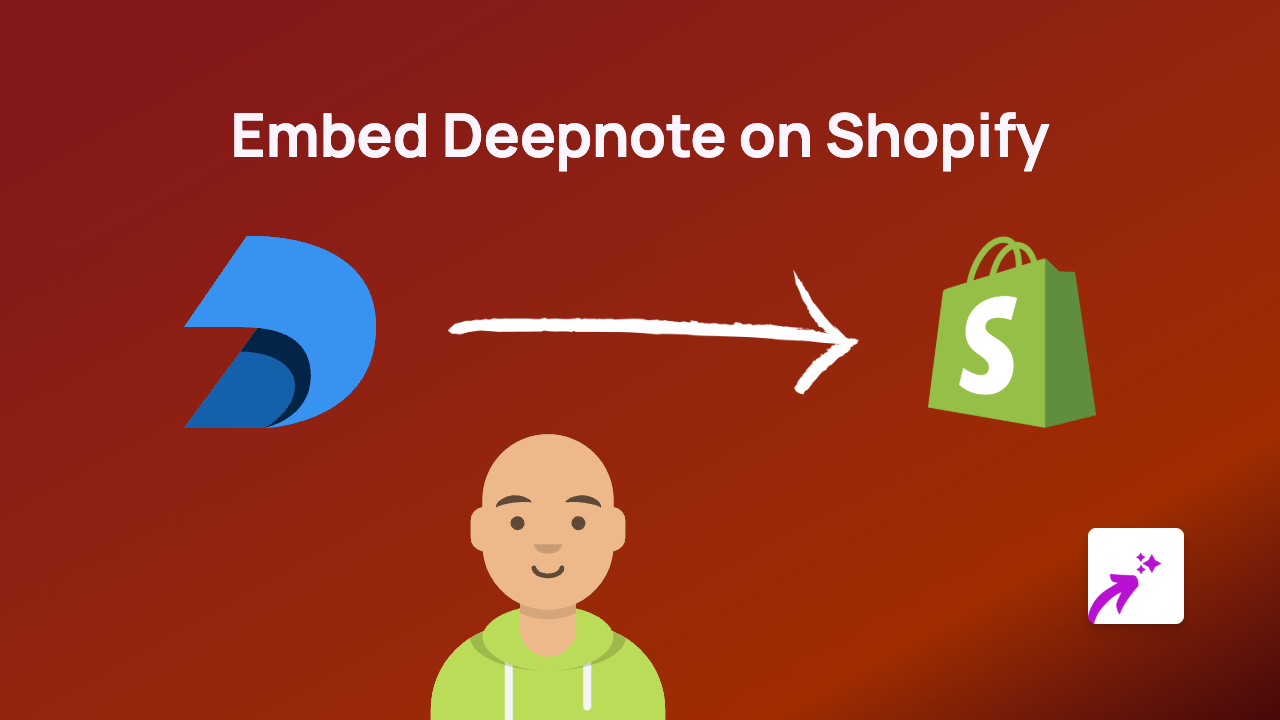 How to Embed Deepnote in Shopify: A Complete Guide