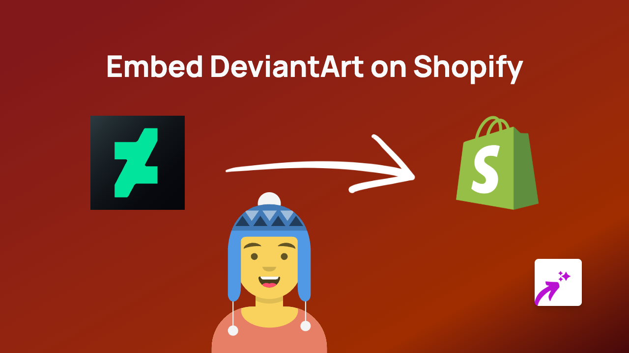 How to Embed DeviantArt on Shopify Using EmbedAny: A Simple Guide