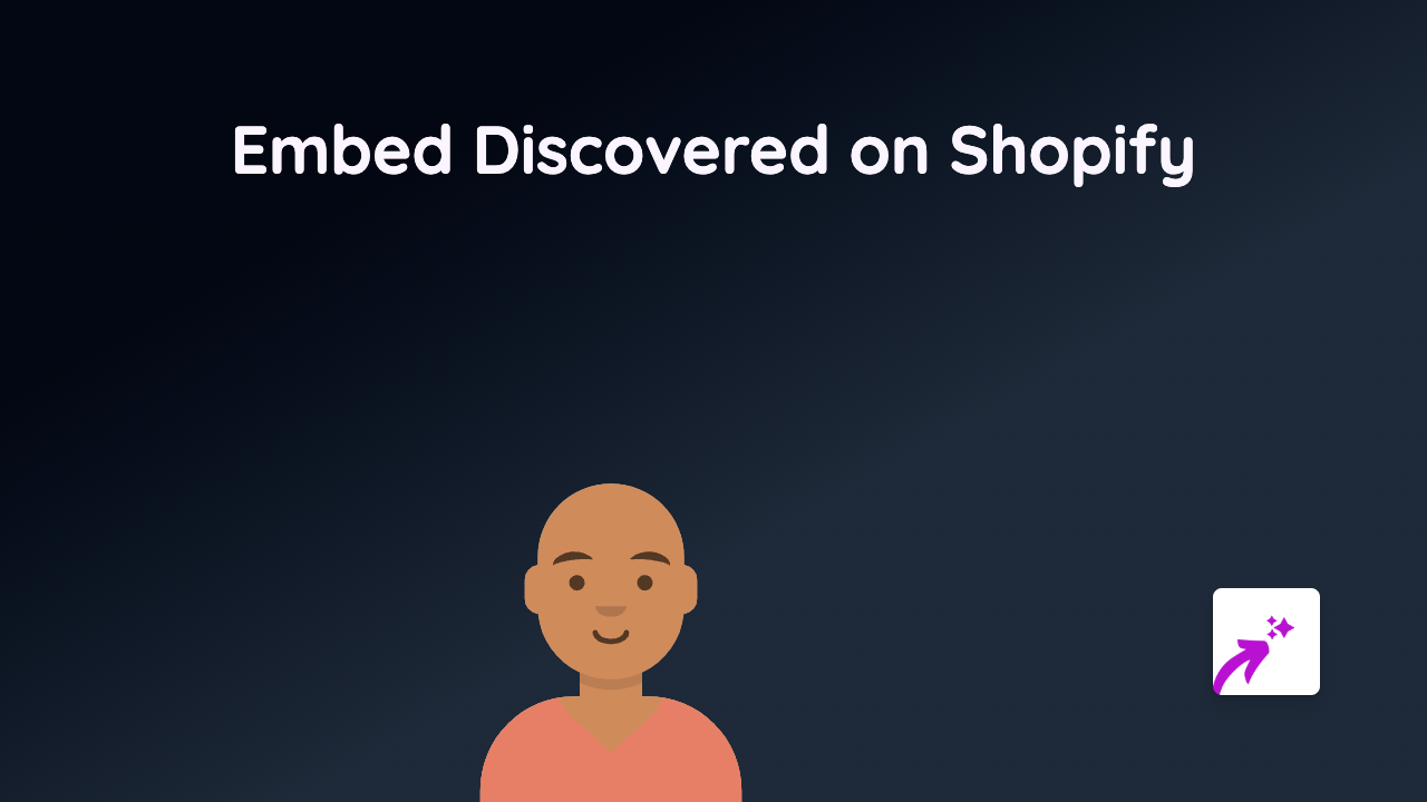 How to Embed Discovered Content on Your Shopify Store with EmbedAny