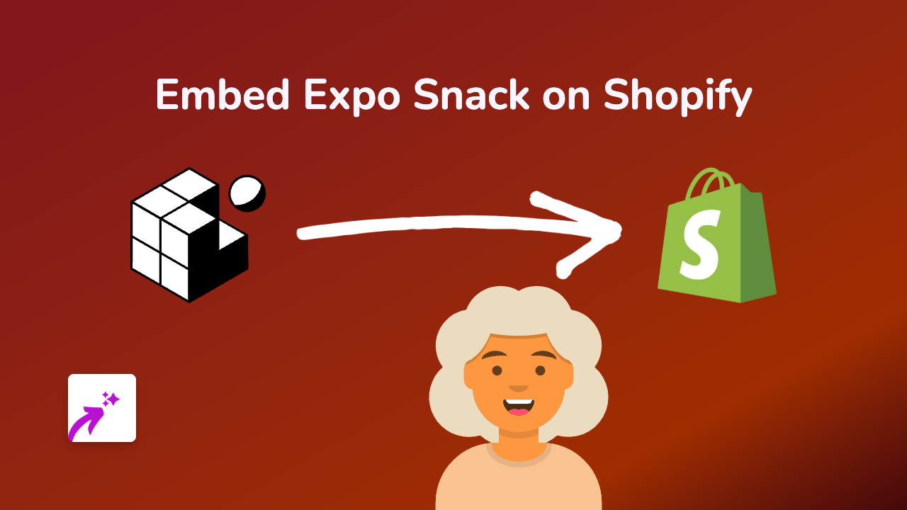 How to Embed Expo Snack on Shopify: A Simple Guide for Store Owners
