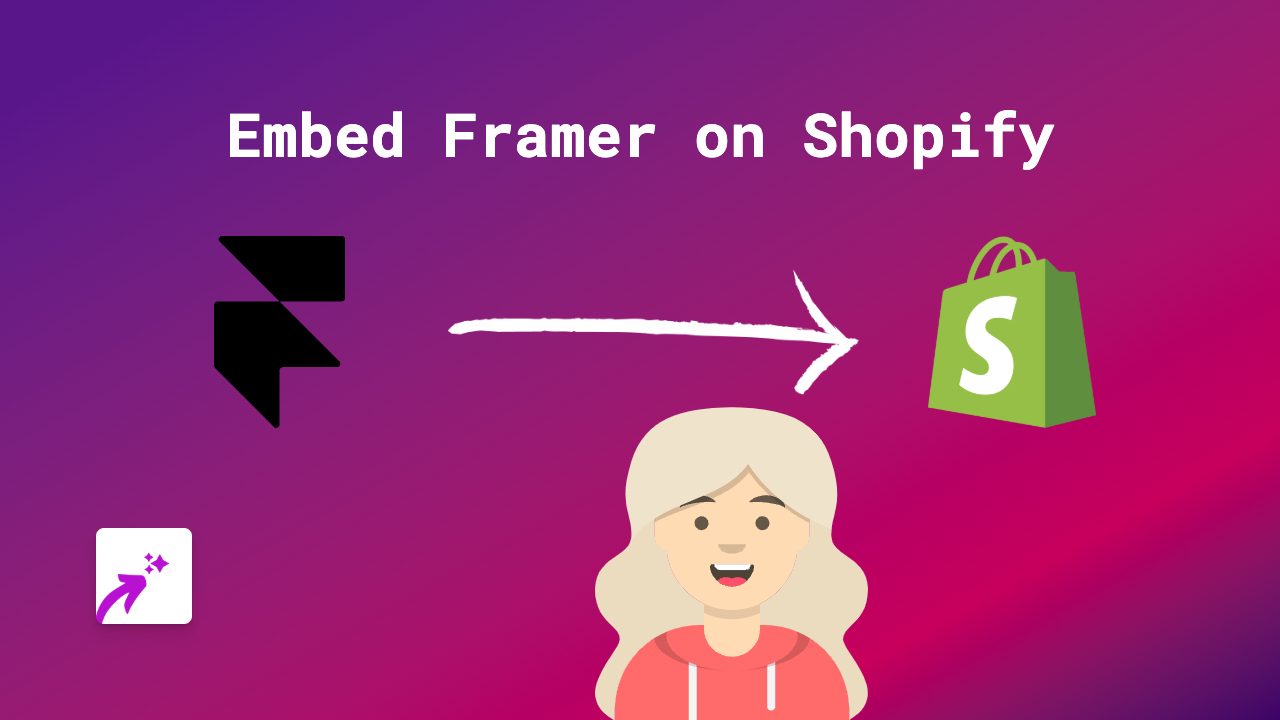 How to Embed Framer on Shopify: A Simple Guide