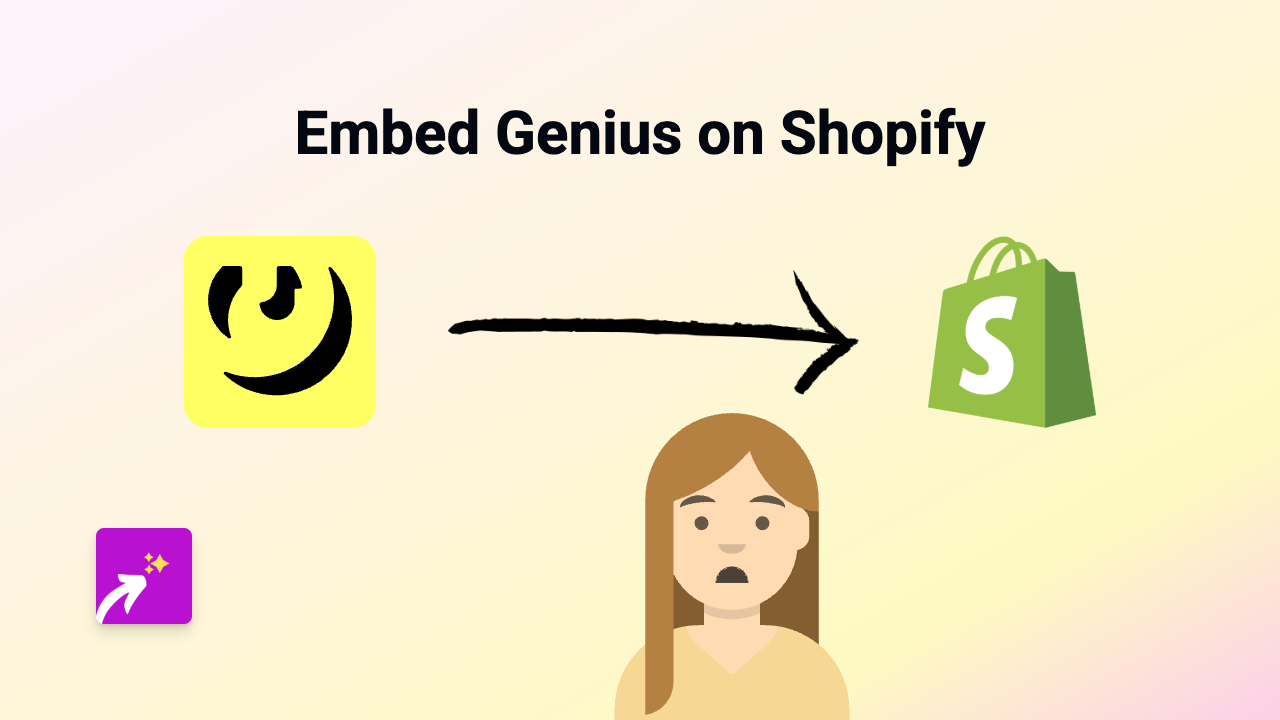 How to Embed Genius Lyrics and Annotations on Your Shopify Store