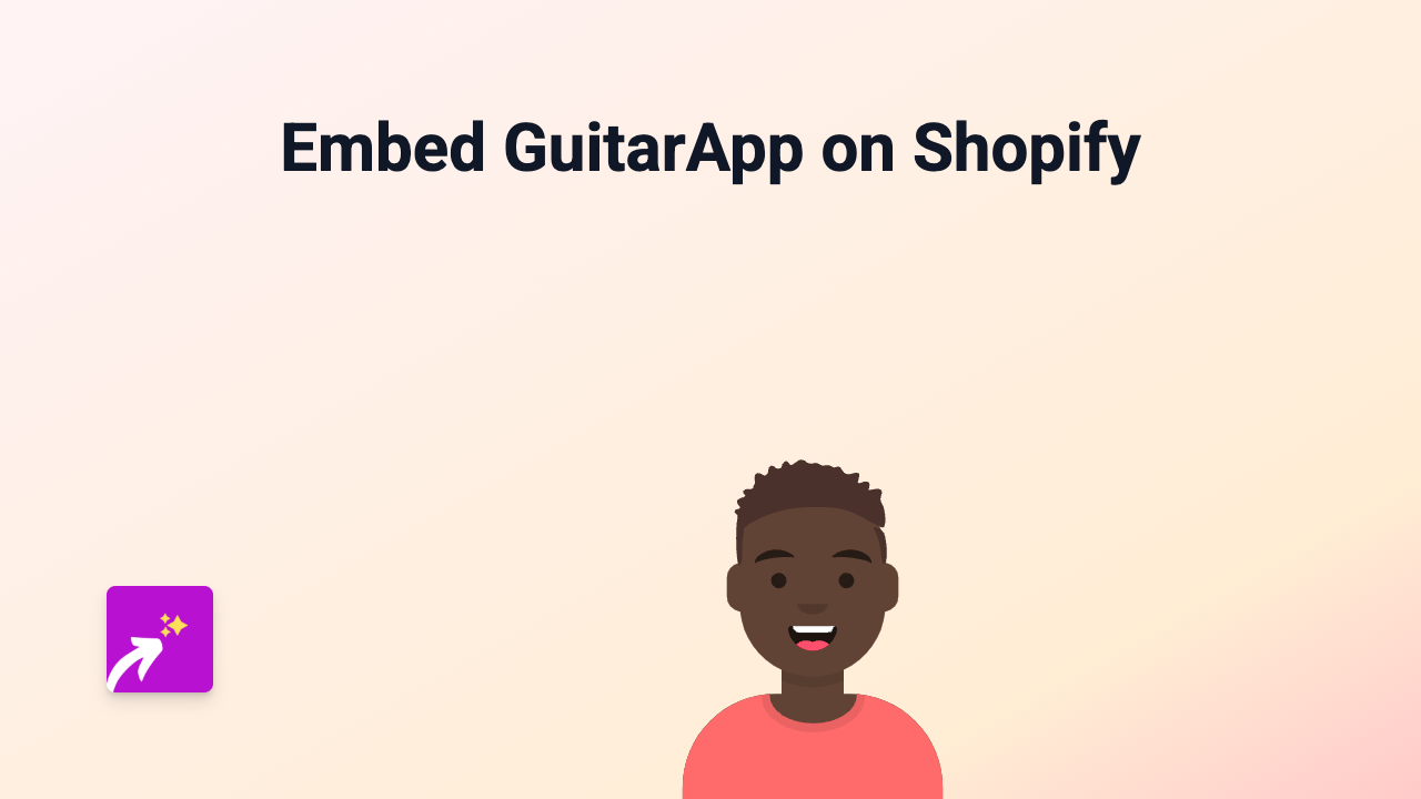 How to Embed GuitarApp on Shopify: A Simple Guide Using EmbedAny