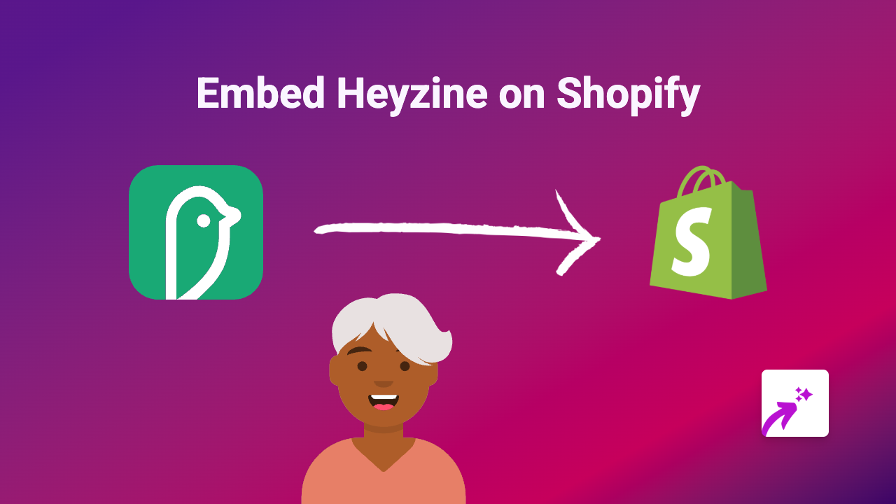 How to Embed Heyzine Flipbooks on Shopify with EmbedAny