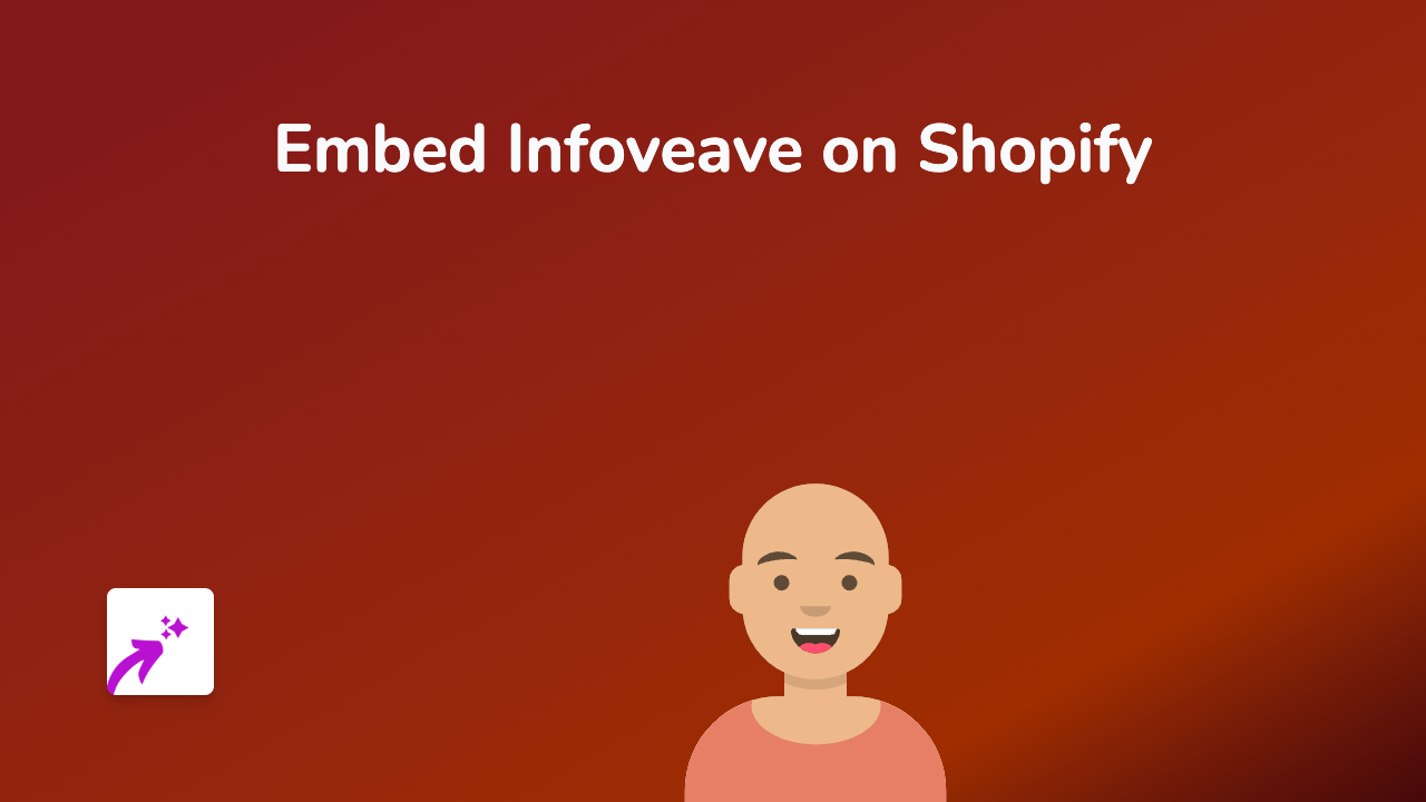 How to Embed Infoveave on Shopify Without Coding Using EmbedAny
