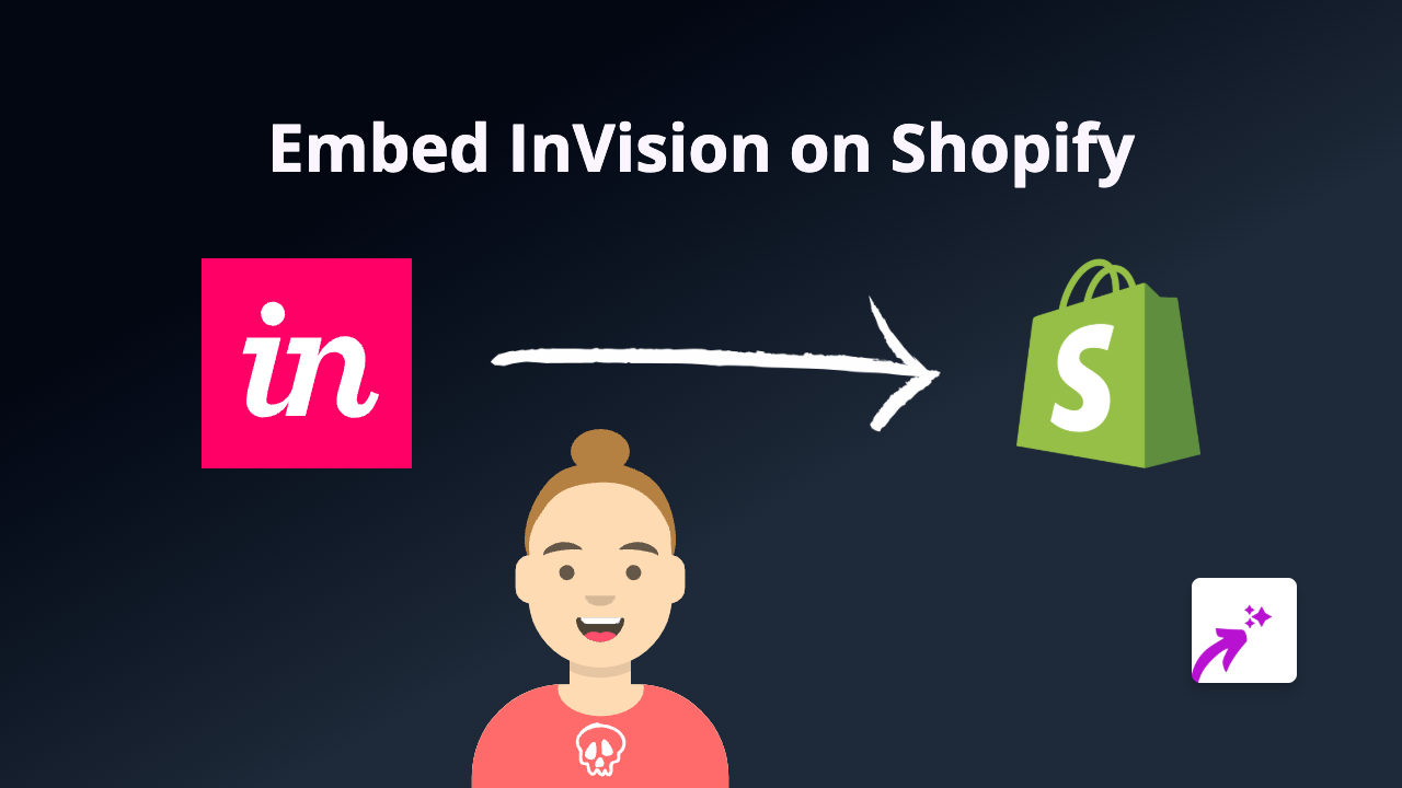 How to Embed InVision Projects on Shopify Using EmbedAny