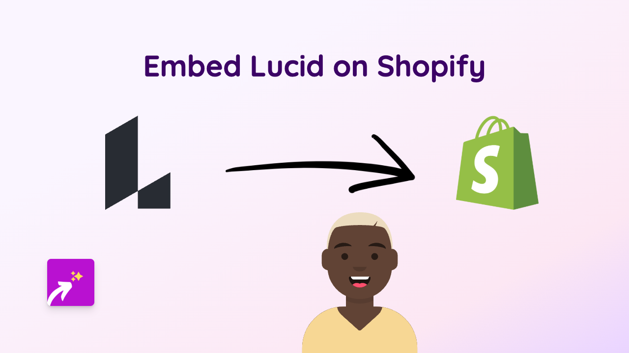 How to Embed Lucid Charts on Your Shopify Store with EmbedAny