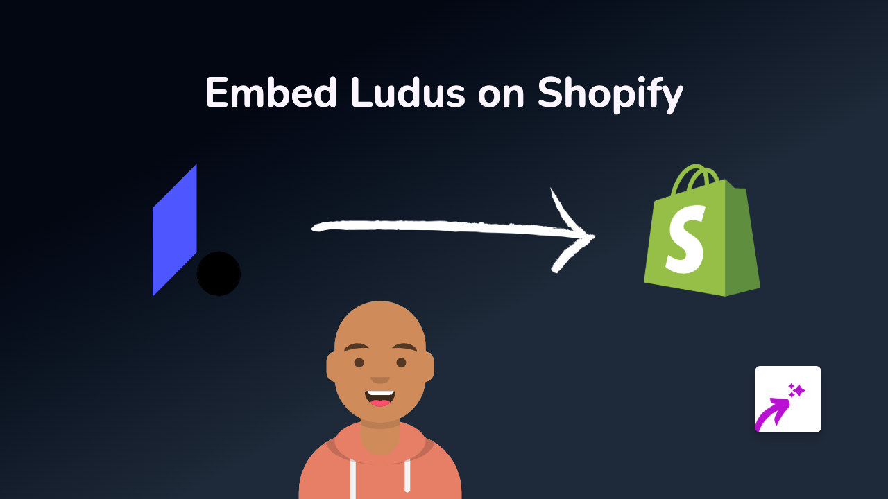 How to Embed Ludus Presentations on Your Shopify Store with EmbedAny