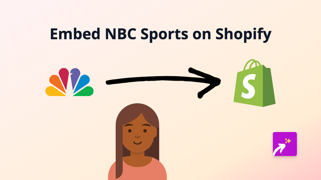 How to Embed NBC Sports on Shopify: A Quick Guide