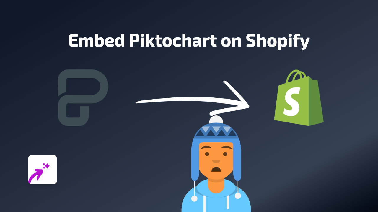 How to Embed Piktochart on Shopify: A Simple Guide Using EmbedAny