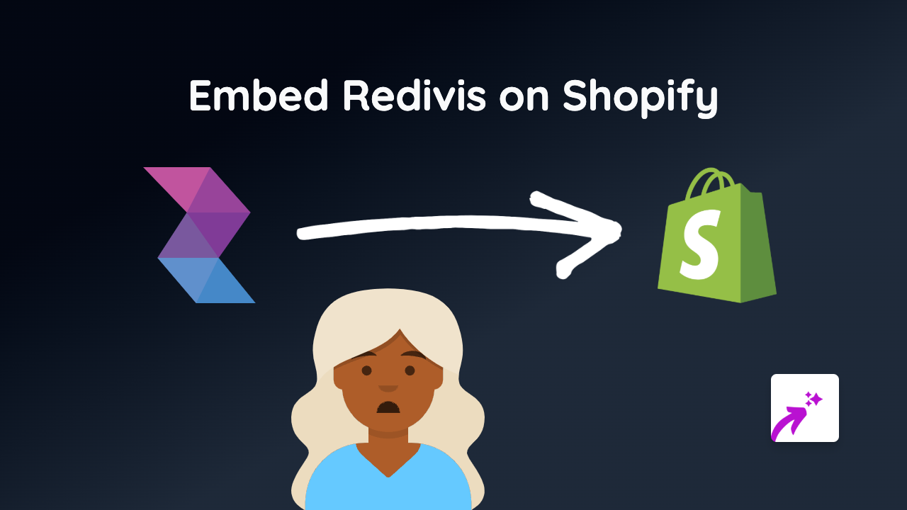 How to Embed Redivis Data Visualisations on Your Shopify Store