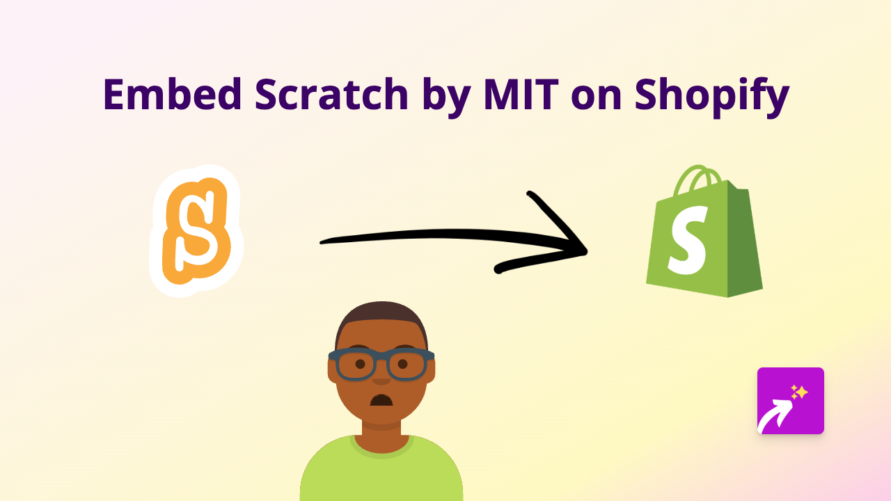 How to Add Scratch Programming Projects to Your Shopify Store