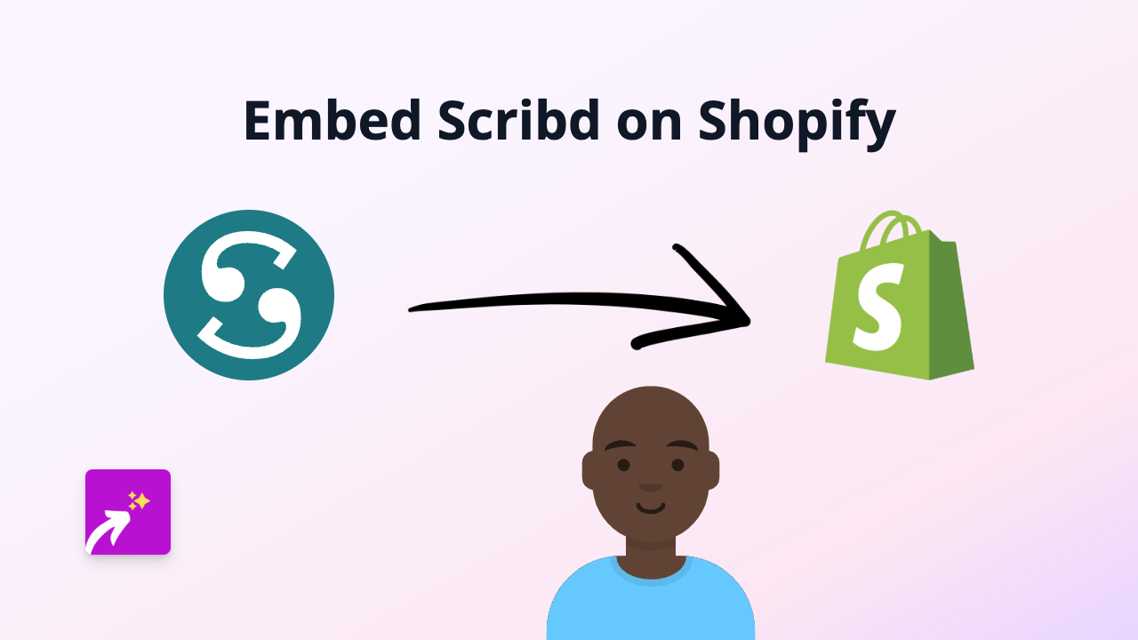 How to Embed Scribd Documents on Your Shopify Store with EmbedAny