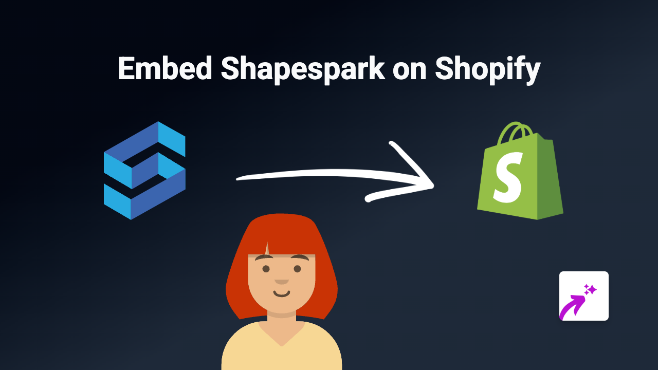 How to Embed Shapespark 3D Scenes on Your Shopify Store (2025 Tutorial)