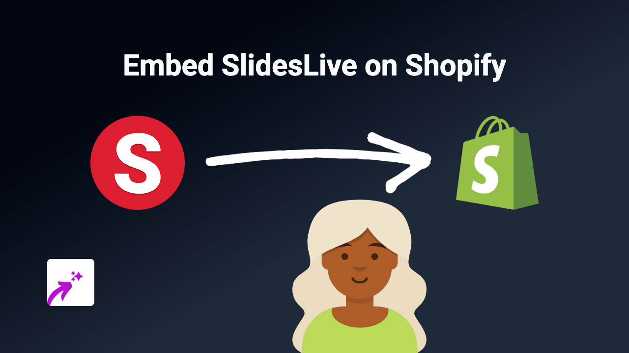 How to Embed SlidesLive Presentations on Your Shopify Store