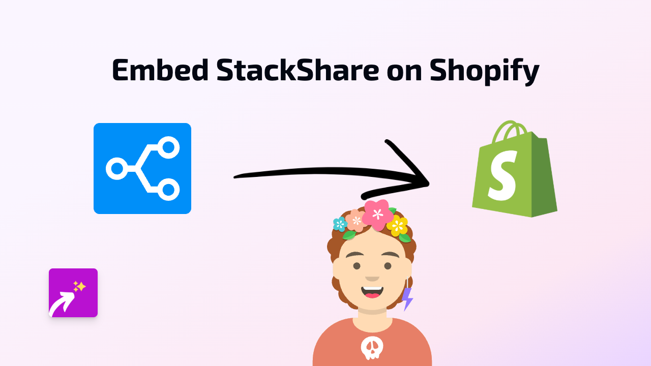 How to Embed StackShare in Your Shopify Store Using EmbedAny