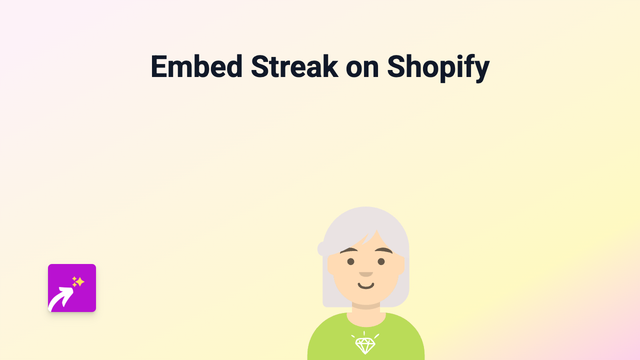 How to Embed Streak on Shopify using EmbedAny - Step by Step Guide