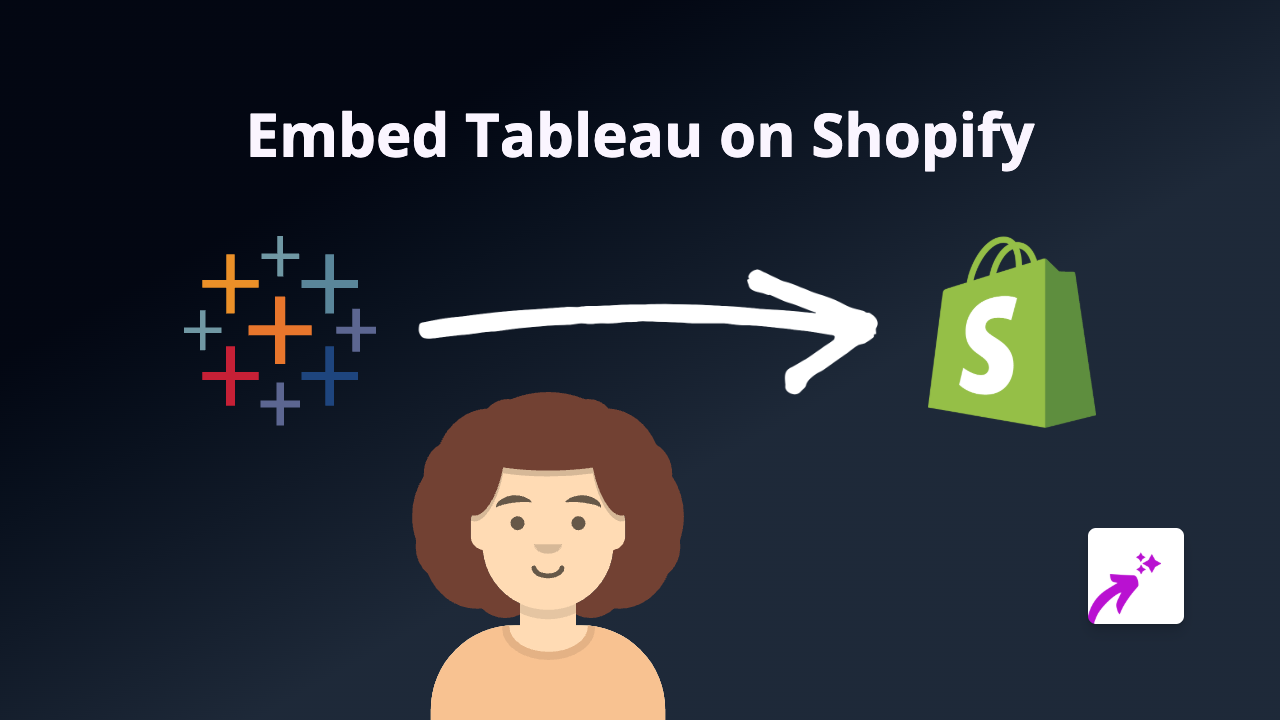 How to Embed Tableau on Shopify: The Simple, No-Code Way