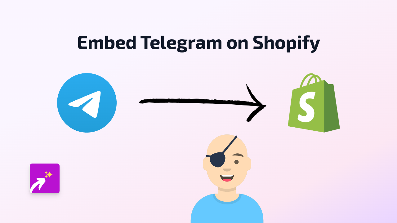 How to Embed Telegram Posts, Channels and Messages on Shopify in 2025