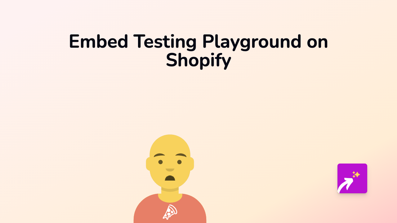 How to Embed Testing Playground on Shopify: A Complete Guide