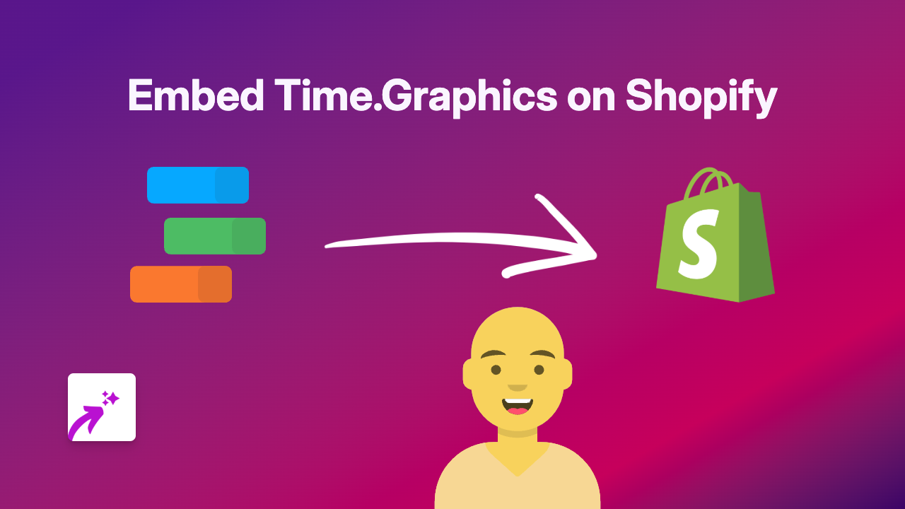 How to Embed Time.Graphics Timelines on Your Shopify Store with EmbedAny