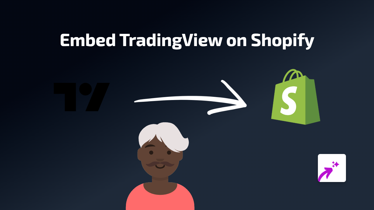 How to Embed TradingView Charts on Shopify: A Simple Guide Using EmbedAny