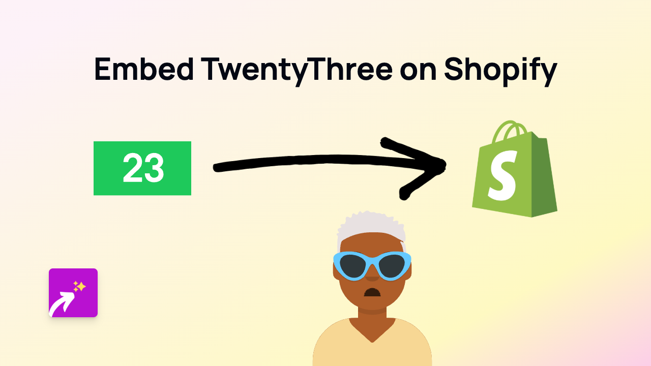 How to Embed TwentyThree Videos on Your Shopify Store | Complete Guide