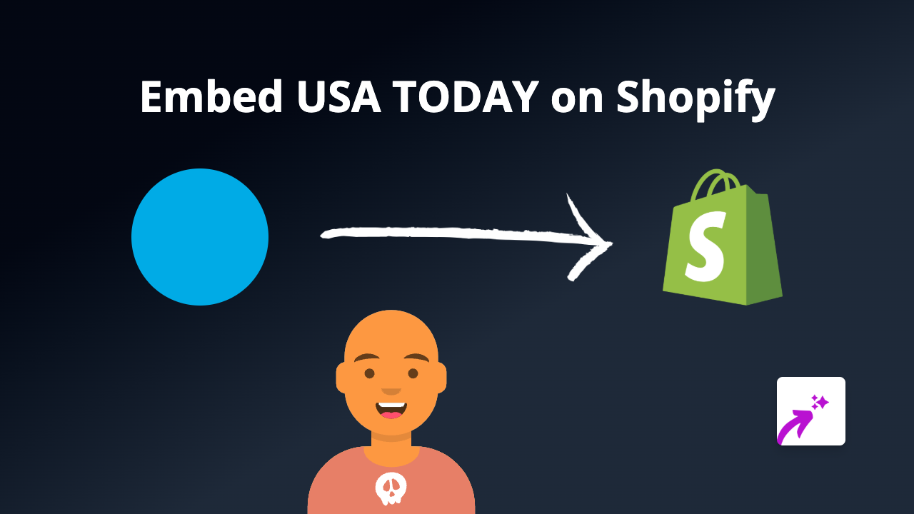 How to Embed USA TODAY Articles on Your Shopify Store